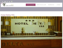 Tablet Screenshot of hoteldeltayss.com